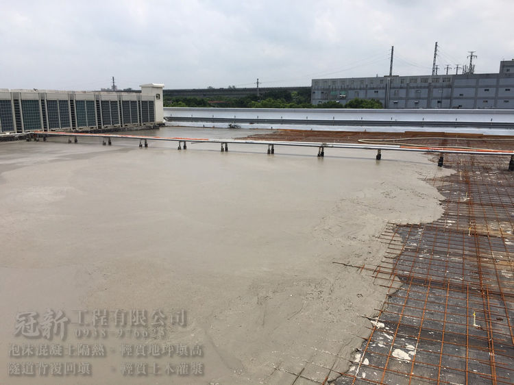 （文亮營造）桃竹苗地區職訓中心新建綜合大樓 屋頂泡沫水泥隔熱工程